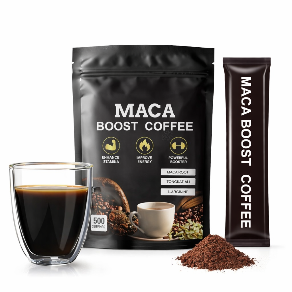 Maca Boost Coffee – Natural Energy & Stamina Support for Men